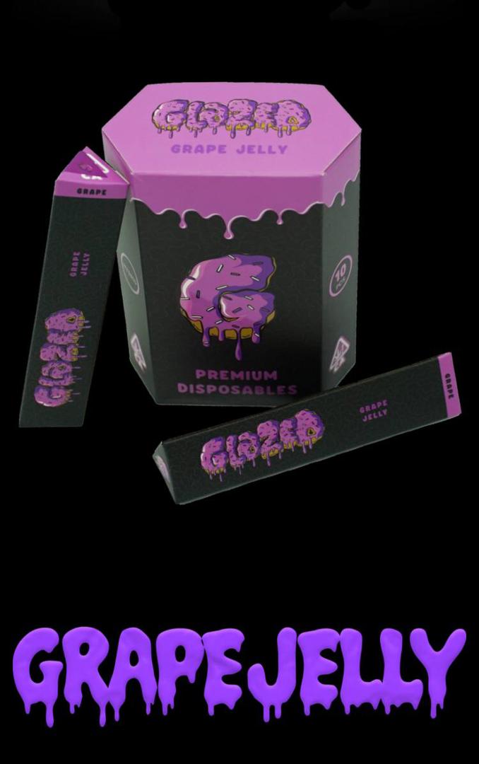 Glazed disposable Grape Jelly